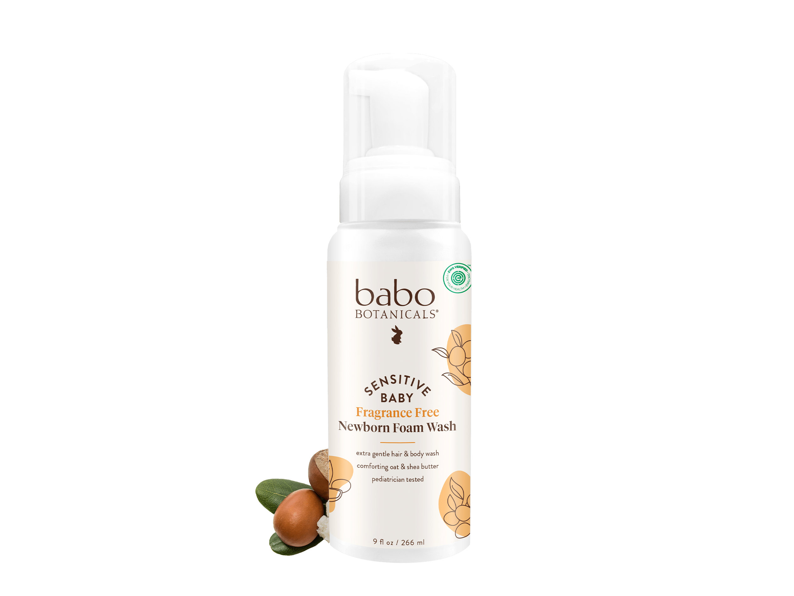 Babo Botanicals- sensitive baby newborn foam wash 