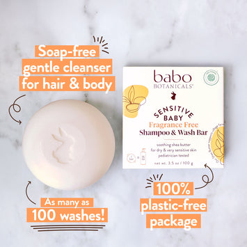 Sensitive Baby Shampoo & Wash Bar rollover image