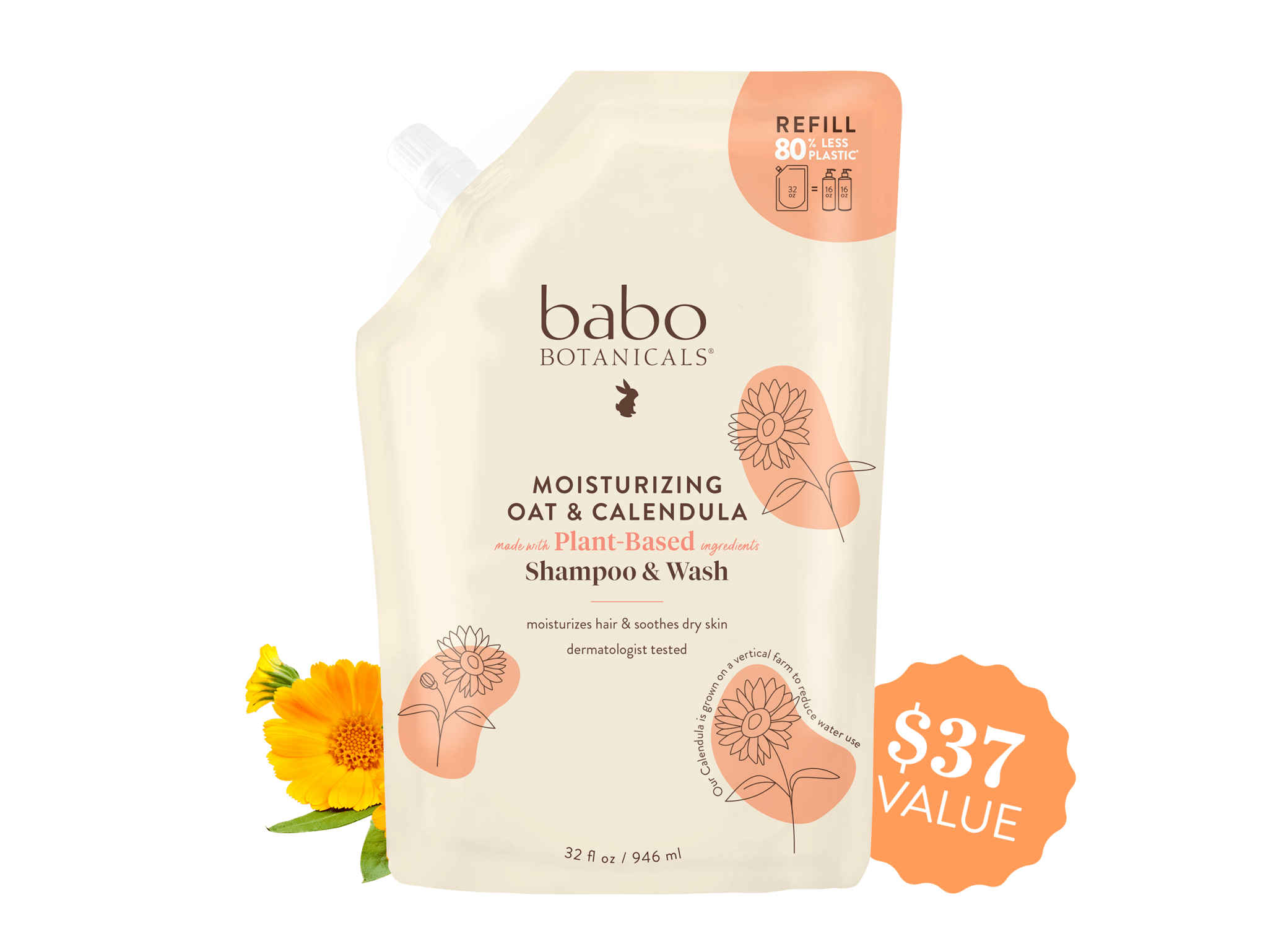 BALM! BABY  Baby Shampoo + Wash - BULK by oz (container NOT